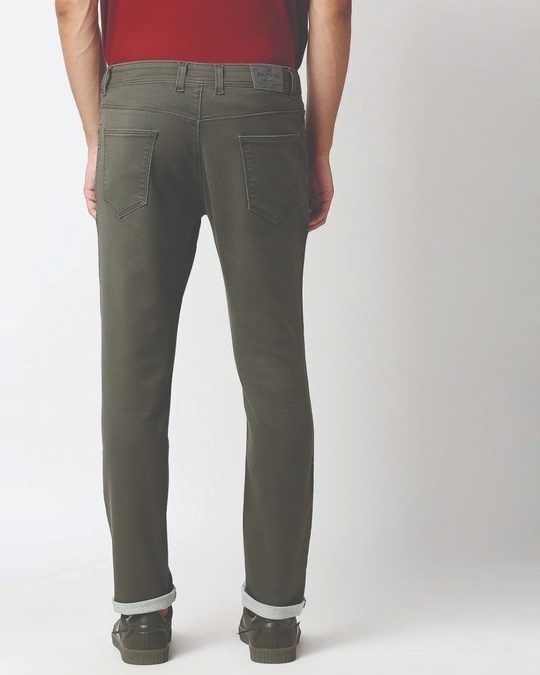 Buy Men's Green Slim Fit Jeans for Men Green Online at Bewakoof