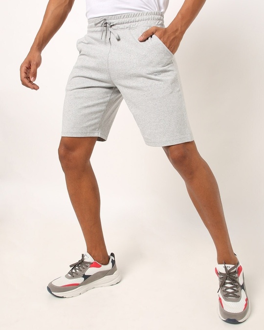 Buy Men's Grey Casual Shorts Online at Bewakoof