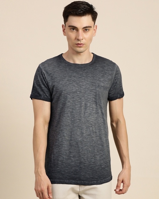 Buy Men's Grey T-shirt for Men Grey Online at Bewakoof