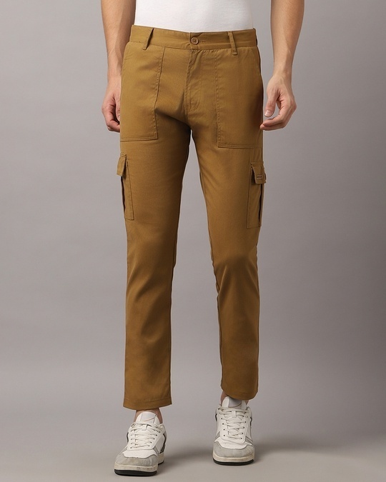 ASOS DESIGN skinny fit cargo pants in brown | ASOS
