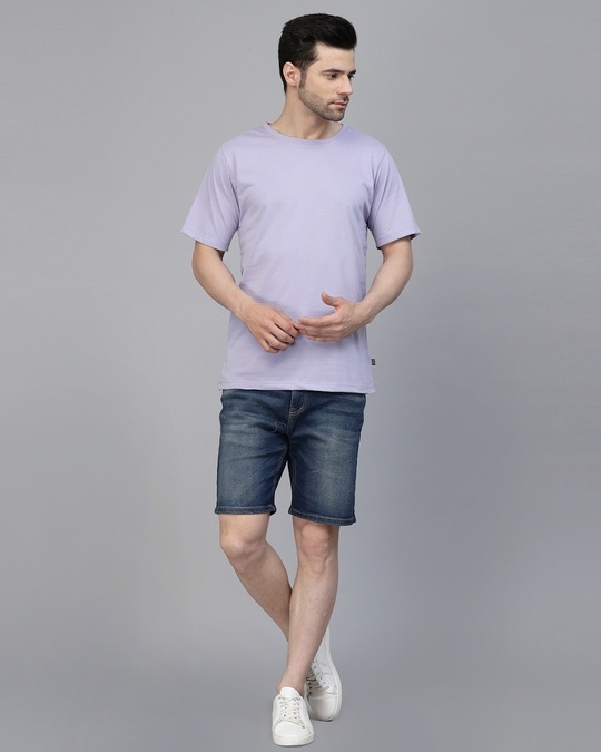 light purple t shirt