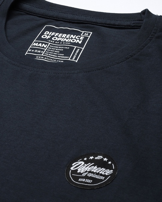 Buy Men's Navy Blue Oversized T-shirt Online at Bewakoof