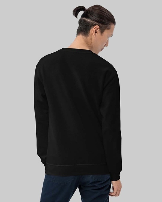 Shop Men's Black Nirvana Printed Regular Fit Sweatshirt-Design