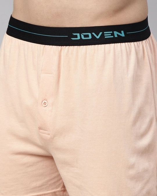 Buy Men's Pink Cotton Boxers Online in India at Bewakoof