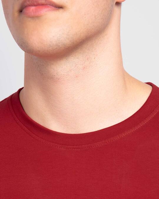 Shop Men's Plain Full Sleeve T-shirt Pack of 3 (Bold Red, Nimbus Grey, Galaxy Blue)