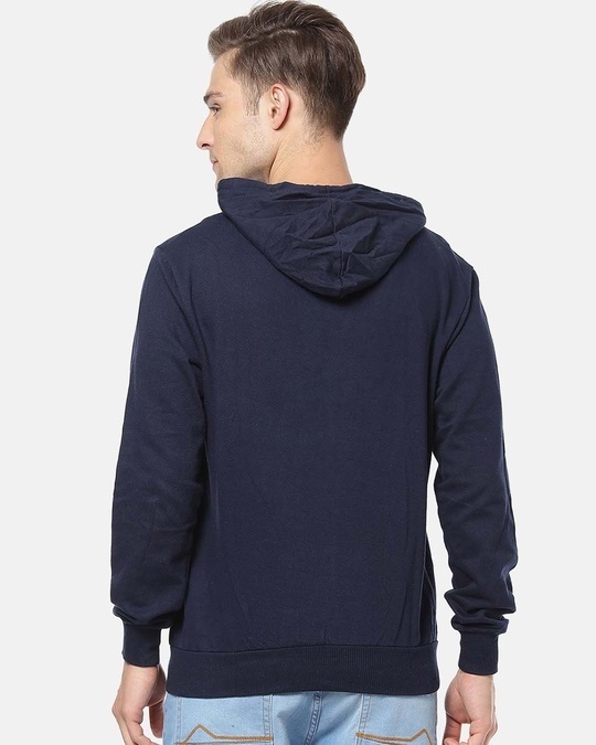 Shop Men's Stylish Solid Casual Hooded Sweatshirt-Design