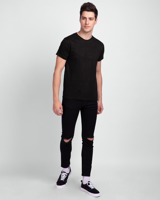 mens black t shirts 3 pack