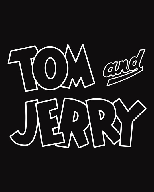 Buy Men s Tom Jerry Silhouette Sweatshirt TJL Online at Bewakoof
