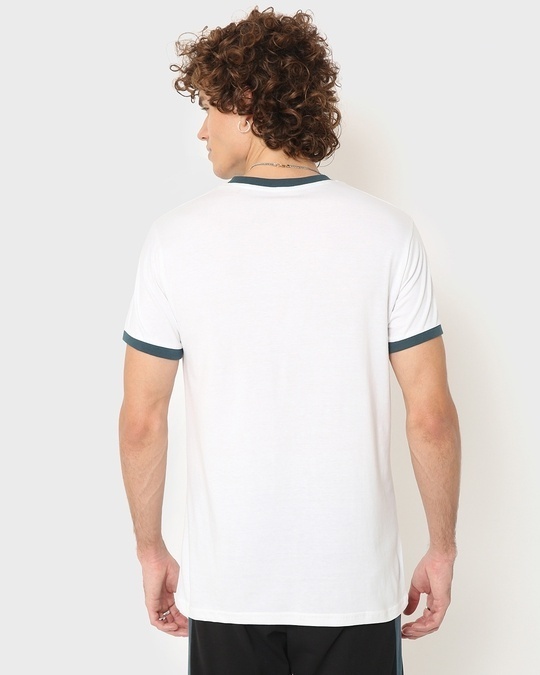 Shop Men's White Contrast Printed Christmas T-shirt-Design