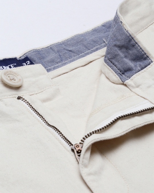 Buy Men's White Slim Fit Trouser for Men White Online at Bewakoof