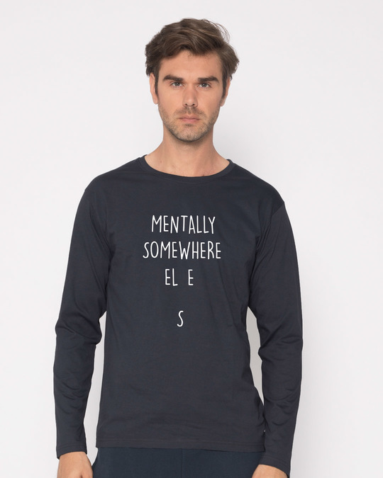 mentally somewhere else t shirt