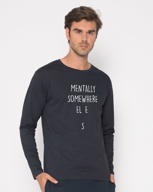 mentally somewhere else t shirt