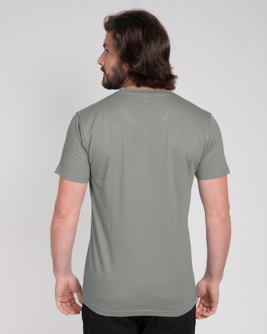 Shop Meteor Grey V-Neck T-Shirt-Design