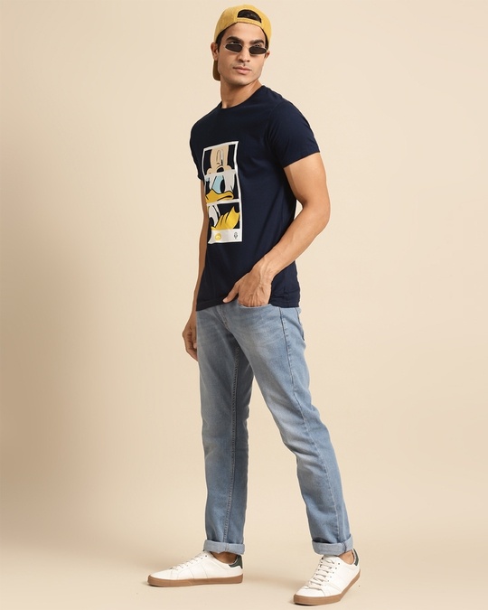 Shop Mickey Trio Call Half Sleeve T-Shirt (DL)-Full