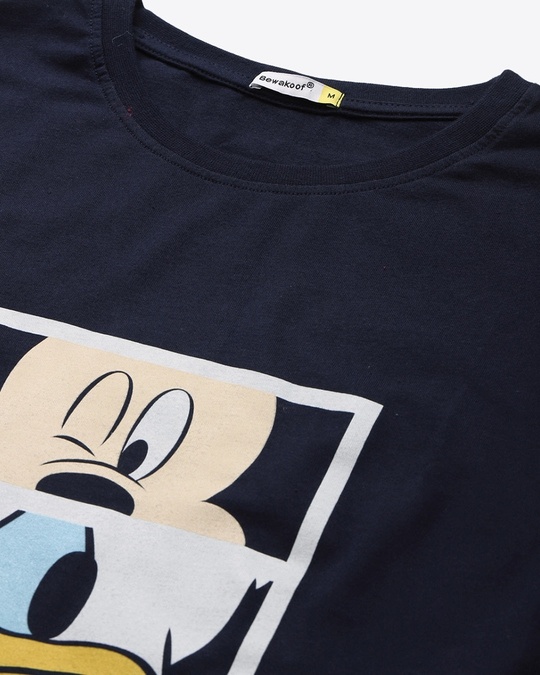 Shop Mickey Trio Call Half Sleeve T-Shirt (DL)