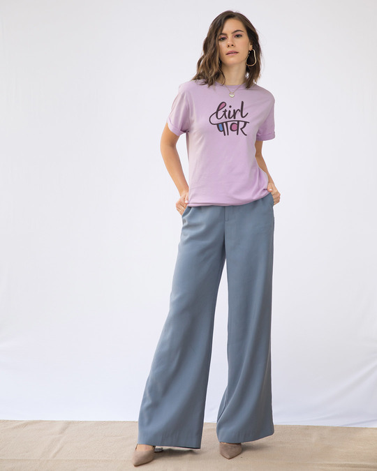 Shop Minimal Girl Power Boyfriend T-Shirt-Design