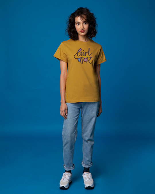 Shop Minimal Girl Power Boyfriend T-Shirt-Design