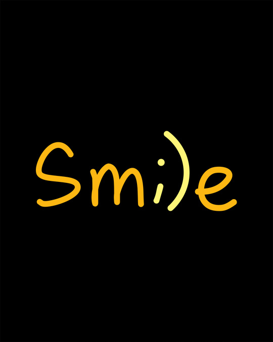 Buy Minimal Smile Printed 3/4 Sleeve T-Shirt For Women Online India ...