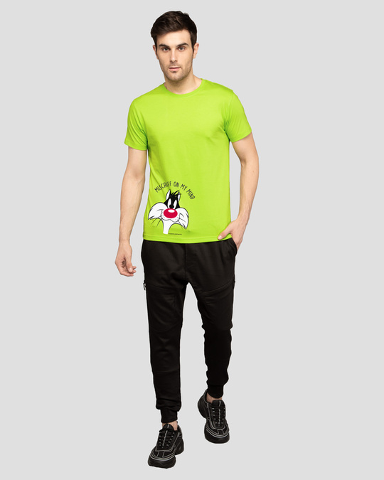 neon green men shirt