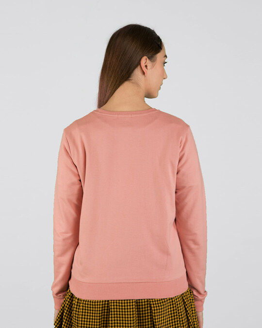 misty pink sweatshirt