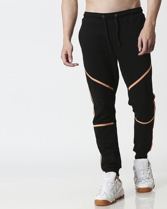 block colour joggers