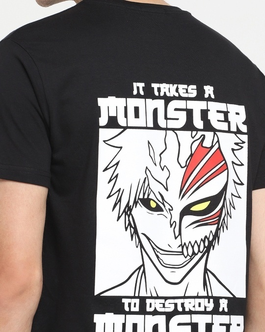 Shop Monster Round Neck Half Sleeve T-shirt