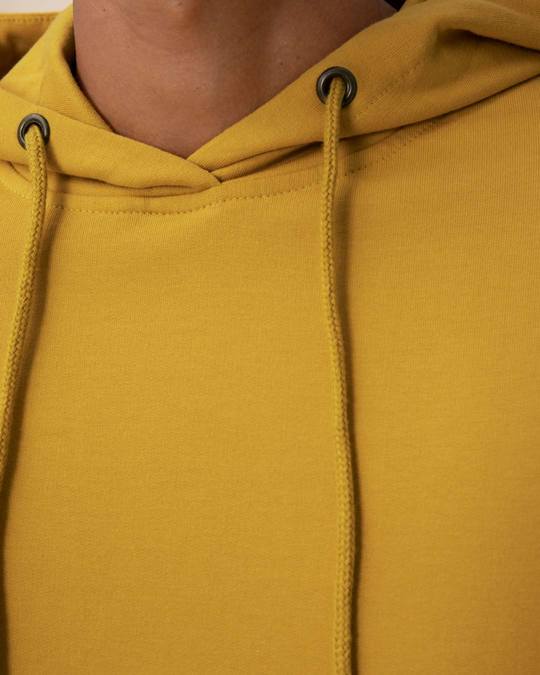 plain mustard yellow hoodie