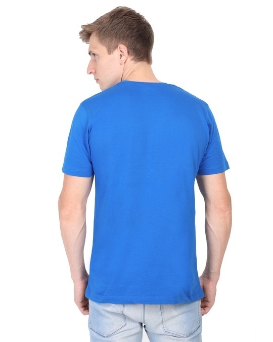 Shop Unisex Blue Beer Atma Cotton T-shirt-Design