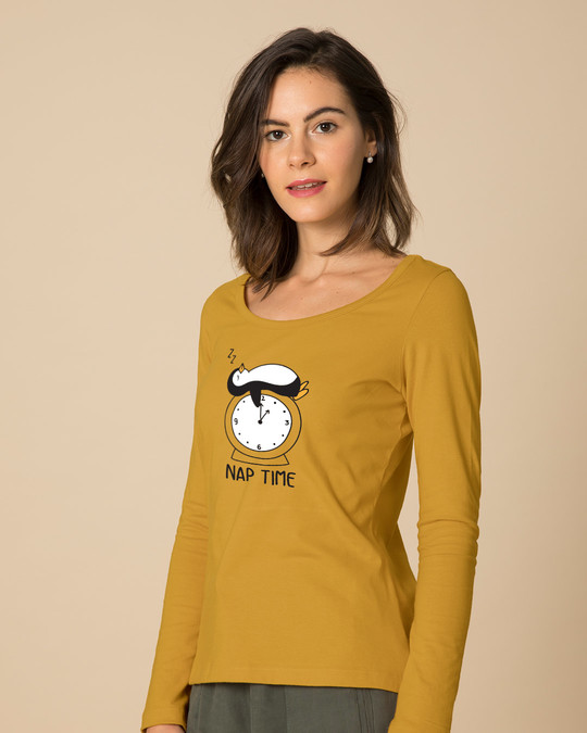 Shop Nap Penguin Scoop Neck Full Sleeve T-Shirt-Back