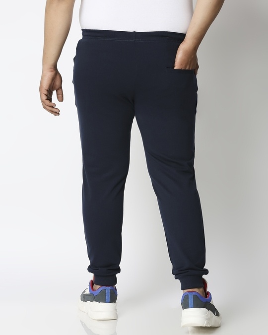 navy blue plus size pants