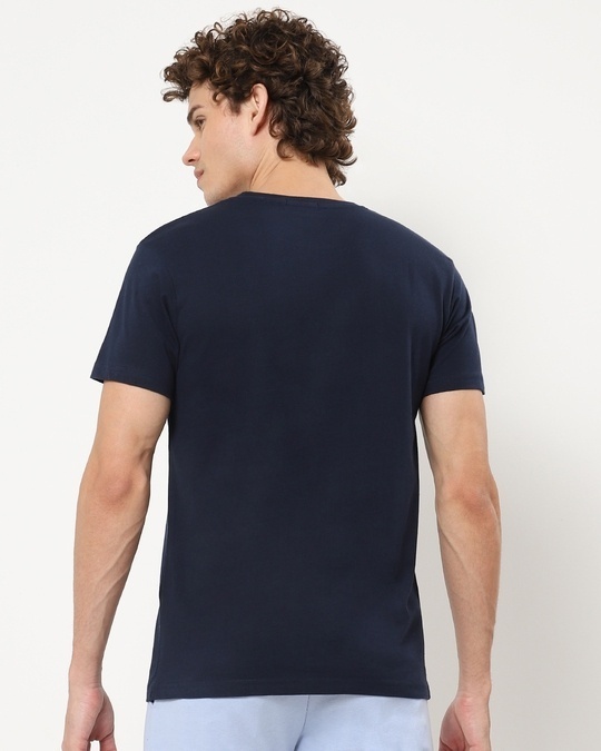 Shop Men's Blue T-shirt-Full