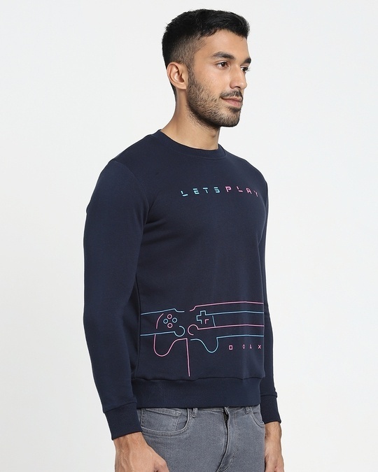 Shop Lets Play Printed Sweatshirt-Design