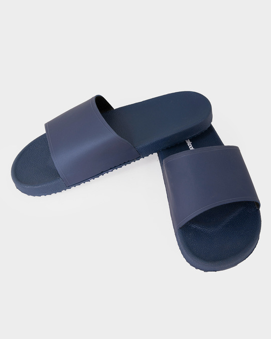 Shop Navy Blue Sliders-Back
