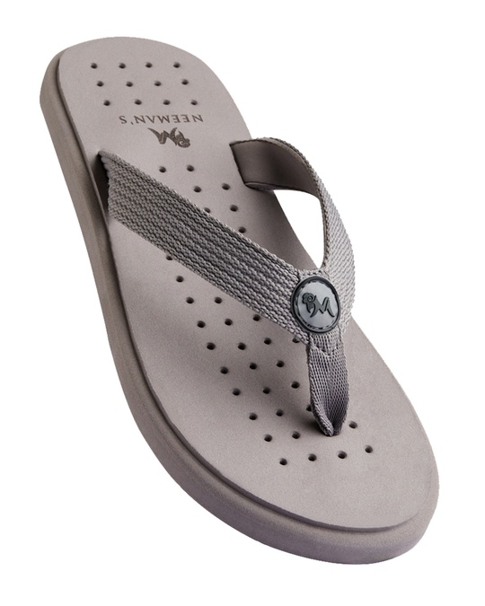 Buy Neeman's Grey Eco Flip Flops Online 
