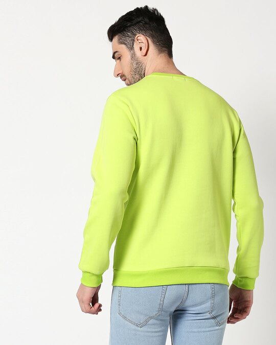 Neon Green Fleece Sweater