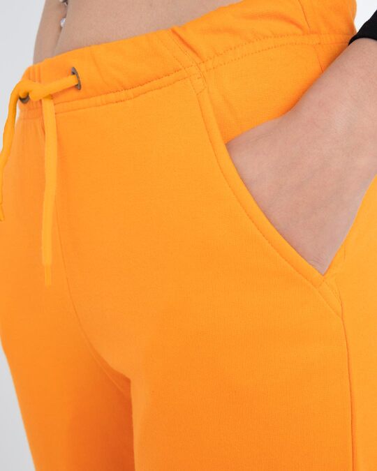 orange jogger pants