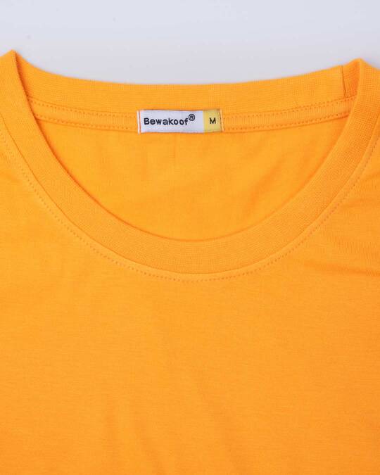 Buy Neon Orange Full Sleeve T-Shirt for Men orange Online at Bewakoof