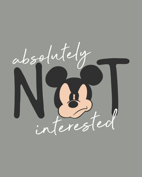 not interested shirt