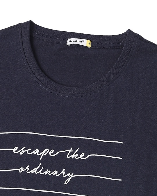 Shop Women's Blue Escape The Ordinary Boyfriend T-shirt