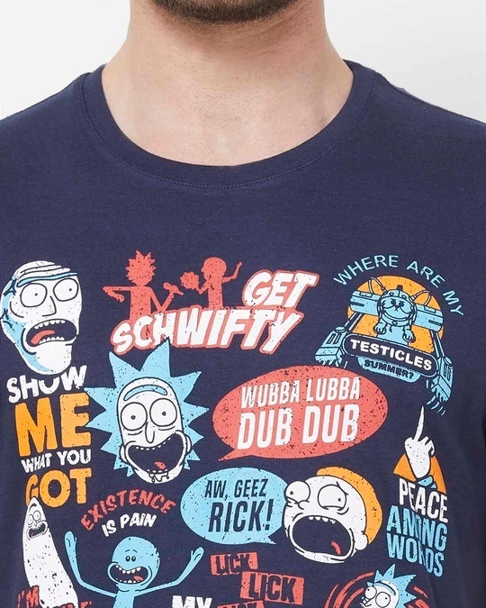 Shop Infographic - Rick And Morty Official T-shirt