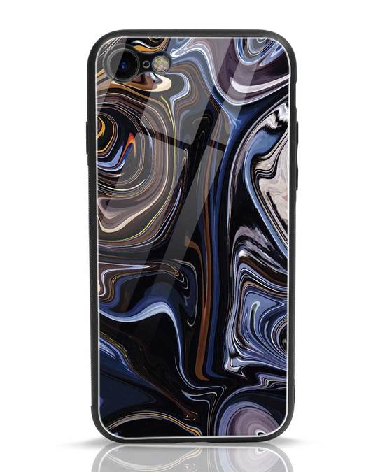 Shop Oil Paint Marable iPhone 7 Glass Mobile Cover-Front