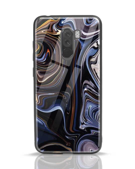 Shop Oil Paint Marable Xiaomi POCO F1 Glass Mobile Cover-Front