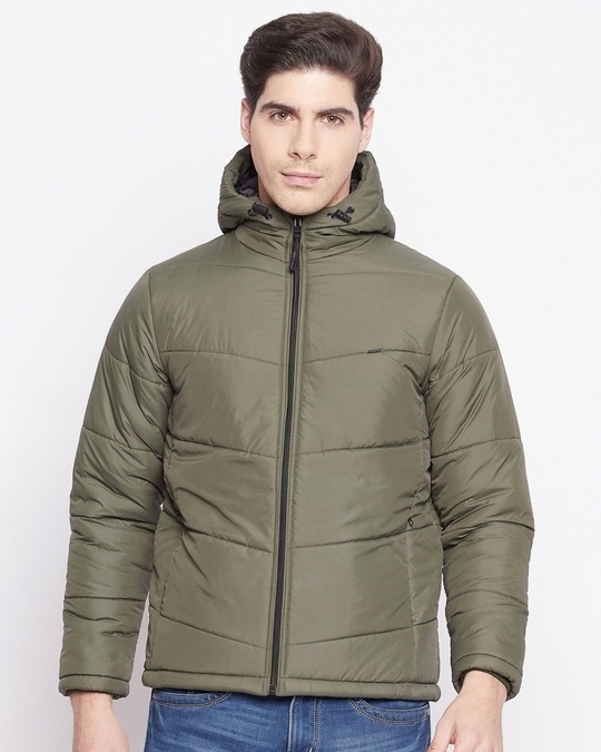 Buy Okane Men's Green Nylon Utility Gilet Jacket Online at Bewakoof