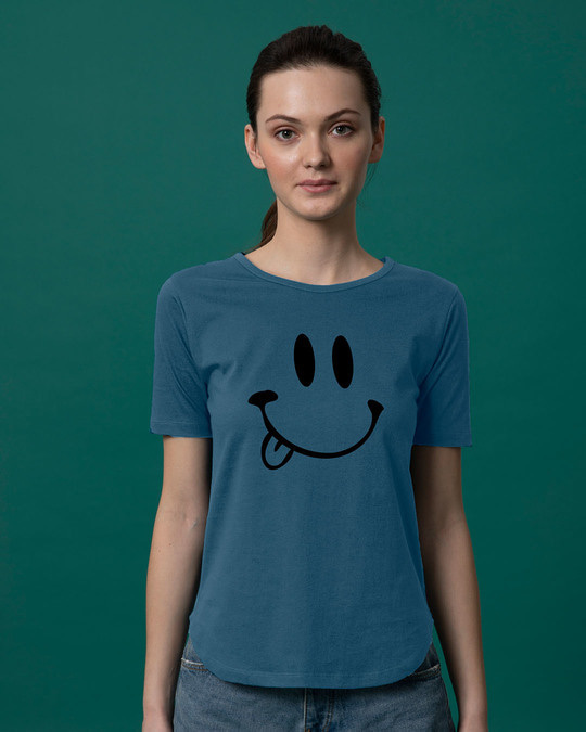 bewakoof smiley t shirt