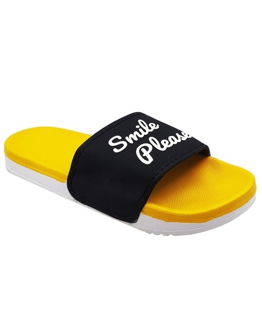 Shop Charlie Yellow Slipper Flipflops Slides For Men
