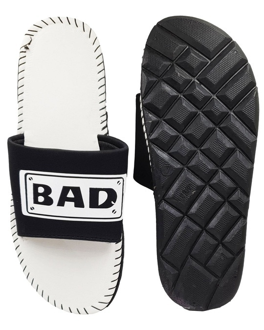 Shop Flat Badboy White Slipper Flipflops Slides For Men-Design