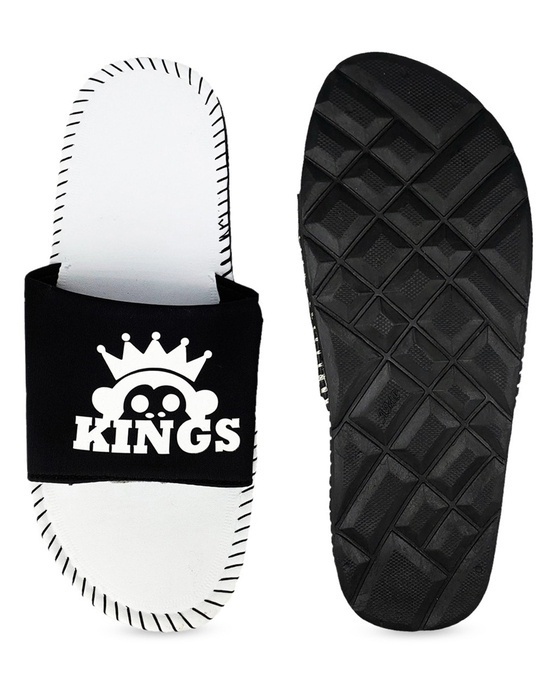 Shop Kings White Slipper Flipflops Slides For Men-Full