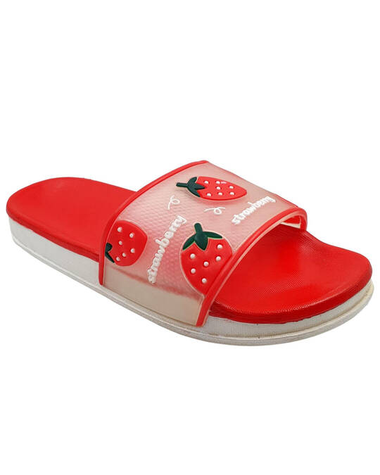 Shop Women's Red Strawberry Slippers & Flip Flops-Back