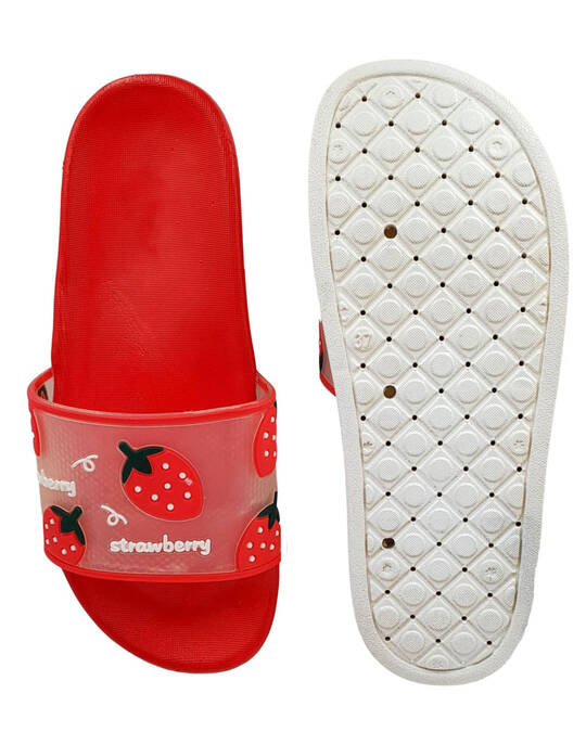 Shop Women's Red Strawberry Slippers & Flip Flops-Design