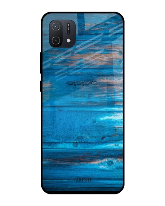 Shop Patina Finish Printed Premium Glass Cover for Oppo A16K (Shockproof, Light Weight)-Front